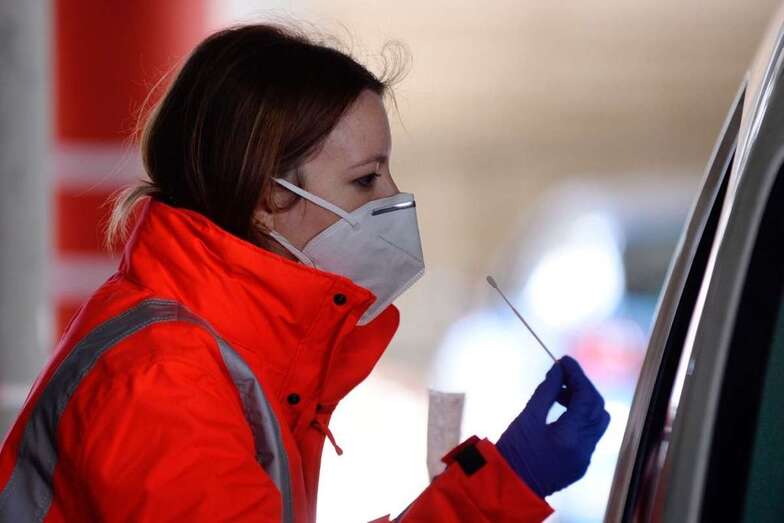 Prueba de coronavirus (Foto TA)